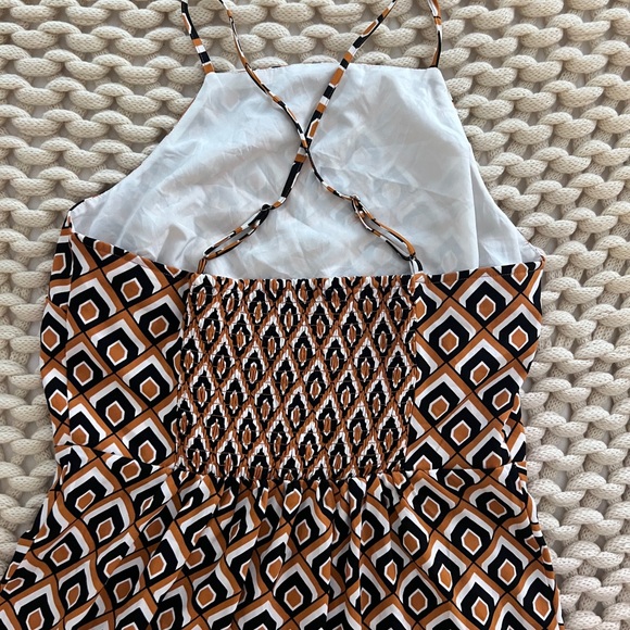 Spaghetti Strap Paisley Print Dress - Picture 3 of 4